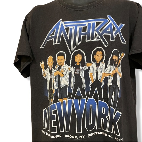 Anthrax New York T-Shirt - Picture 2 of 3
